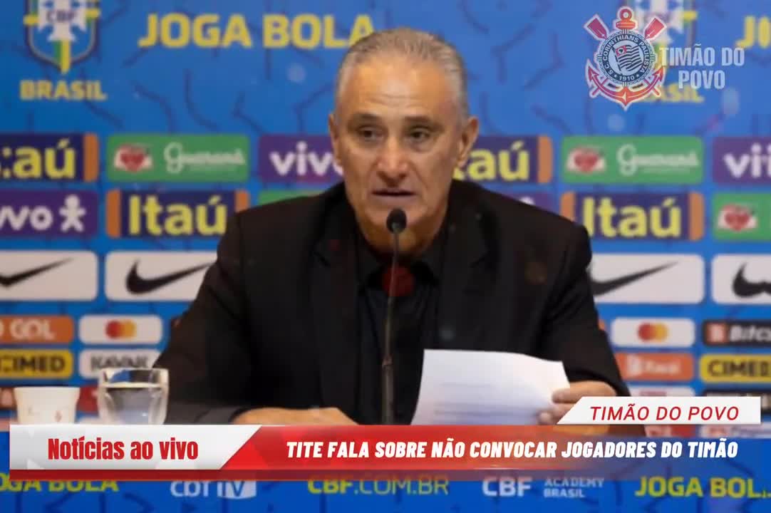 🚨BOMBA! TITE FALA PORQUE NÃO CONVOCOU JOGADORES DO TIMÃO! NOTÍCIAS DO CORINTHIANS