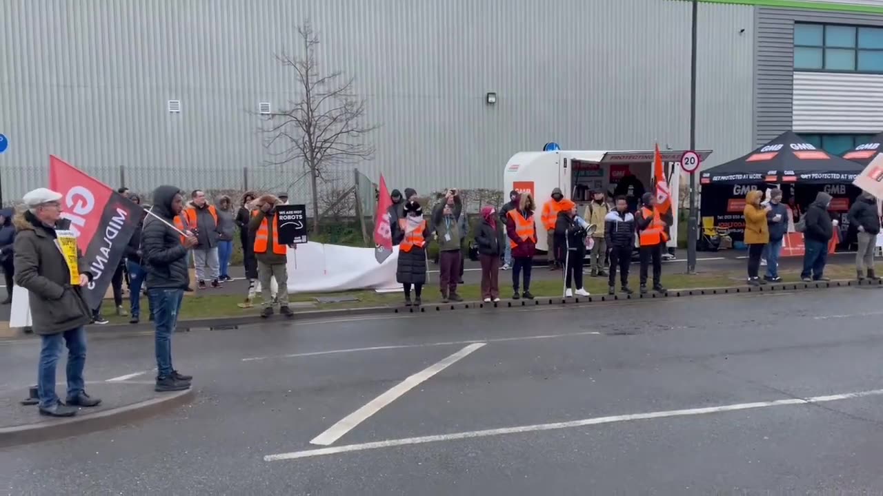 Amazon workers strike in England for second day