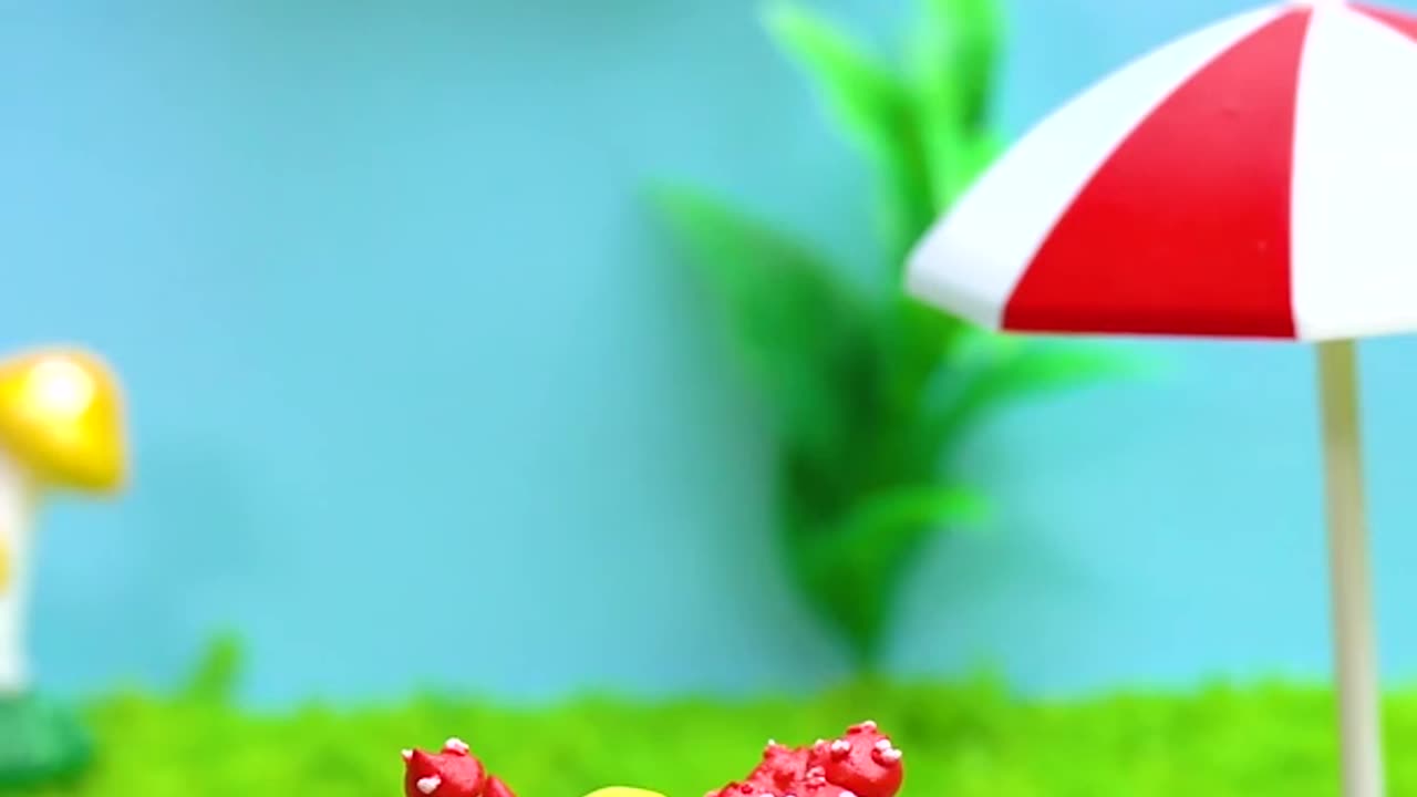 Cute miniature chocolate