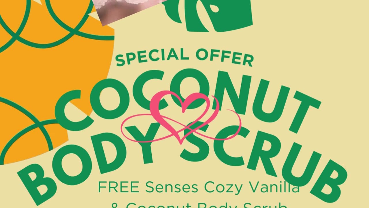 Avon Senses Cozy Vanilla & Coconut Body Scrub