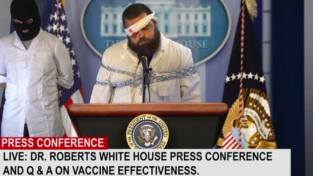 Doctor addresses press regarding Covid & Vaccines on behalf of Biden Administration