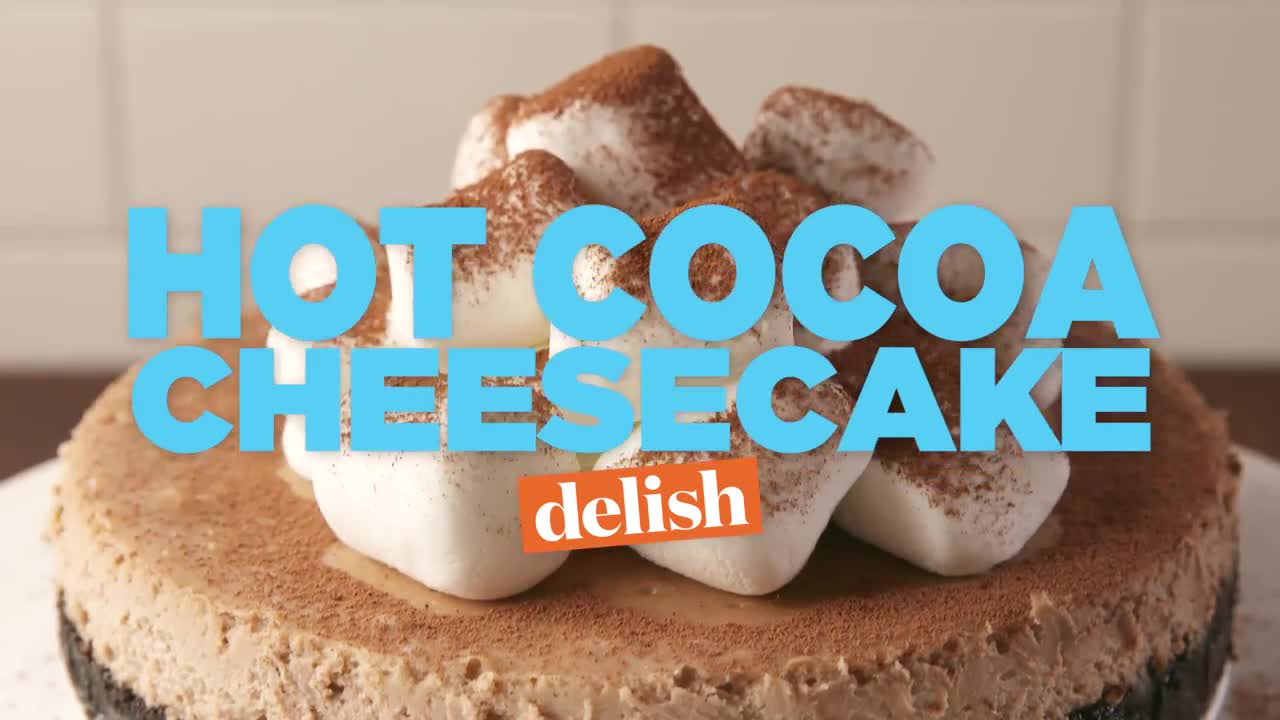 Hot Cocoa Cheesecake _ Delish