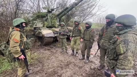 RUSSIAN ARTILLERY RECEIVED SPECIAL LETTERS AND WISHES