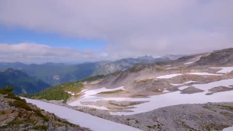 Mount Rainier National Park - Nature Relax Video, Summer Scenery