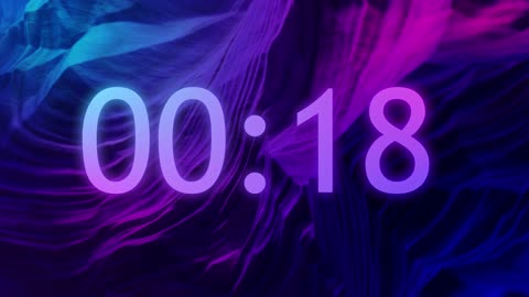 5 Minute Countdown Timer with Animated Background