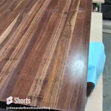 Walnut butcher block countertops all oiled up ready for install