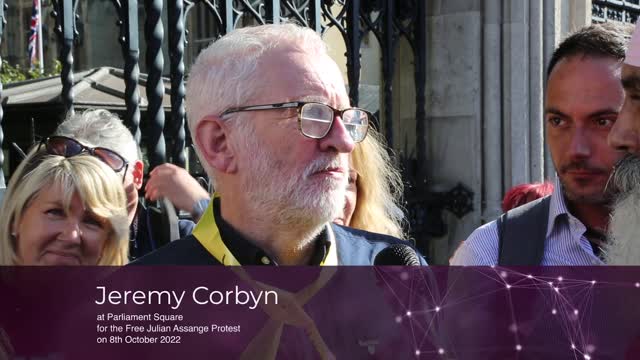 Jeremy Corbyn Talks About Julian Assange