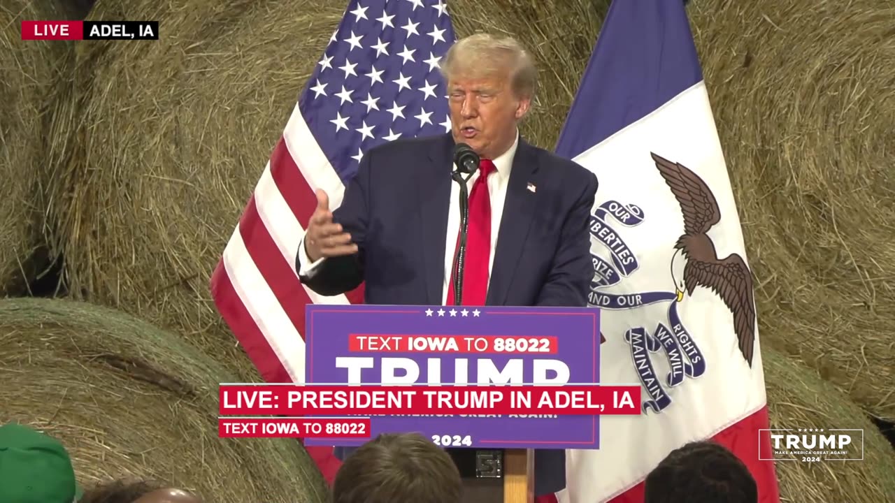 LIVE: President Donald Trump - Adel, IA - 10.16.2023