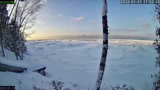 2022 01 31 Lake Huron timelapse