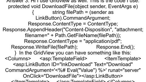 Download PDF file from a Directory Listing