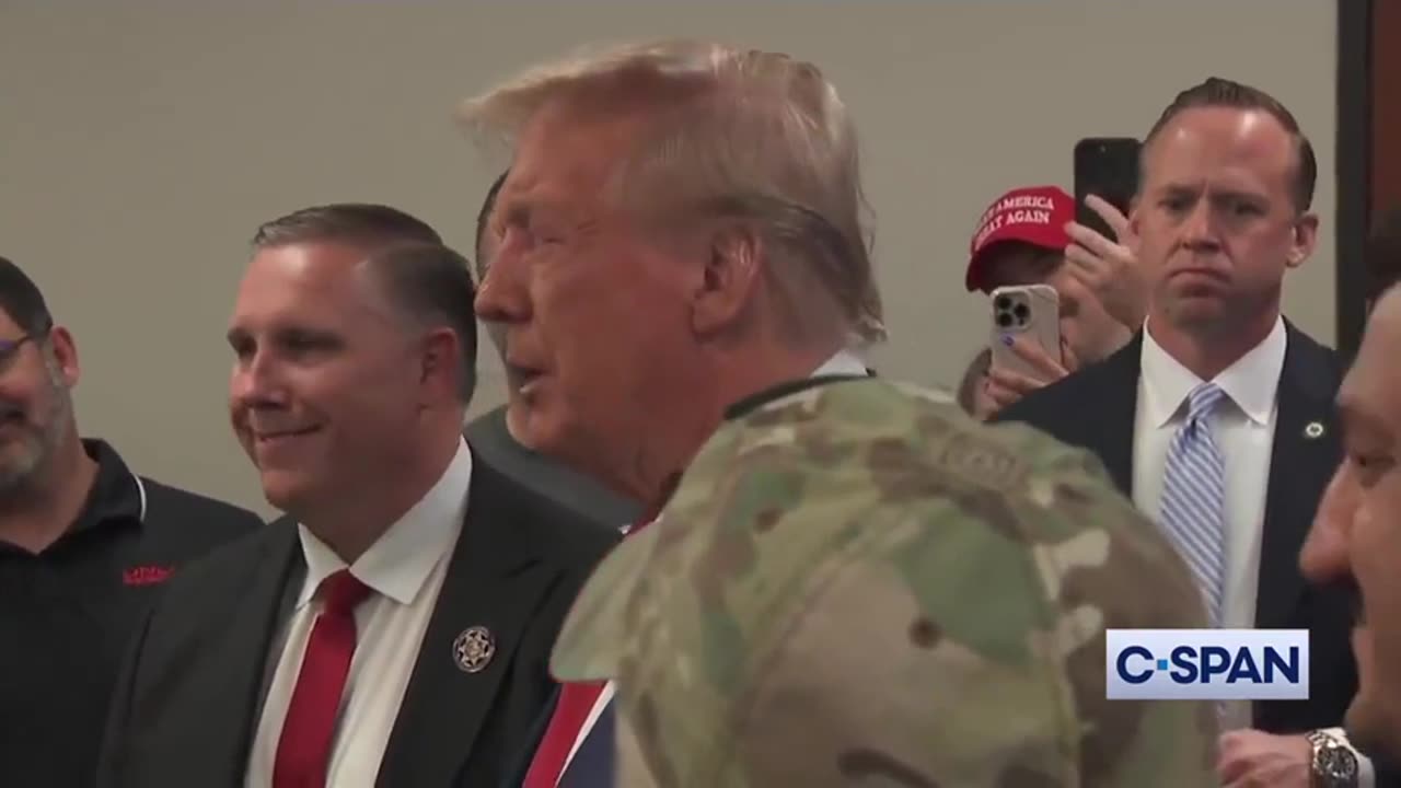 President Trump addresses members of the Las Vegas Police Protective Association