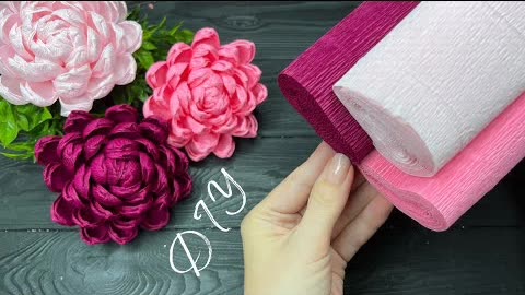 Crape Paper Flowers
