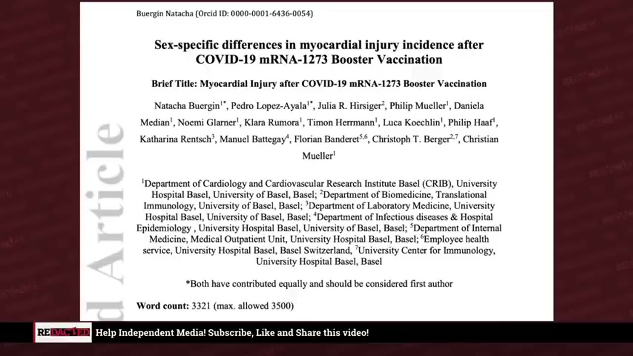 Redacted - SHOCKING New Covid Studies: Vaccine Heart Risk & Mask Mandate REVERSAL?