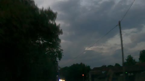 Evening driving. Speedlapse. 3rd Oct 2022