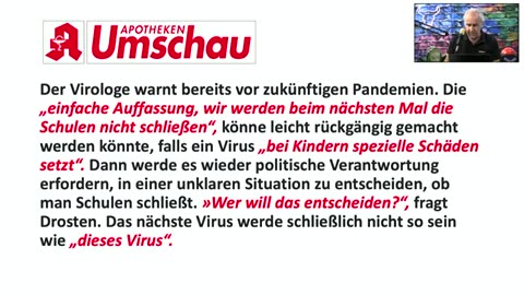 Aufarbeitung nach Prof Christian Drosten 🤫 25.o7.2024 CaimiReport