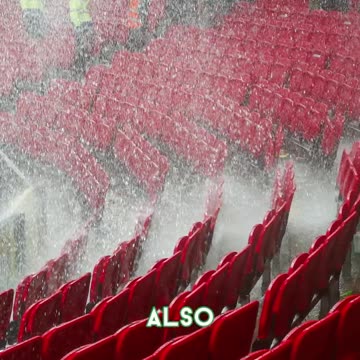 Arsenal's dressing room at Old Trafford FLOODED
