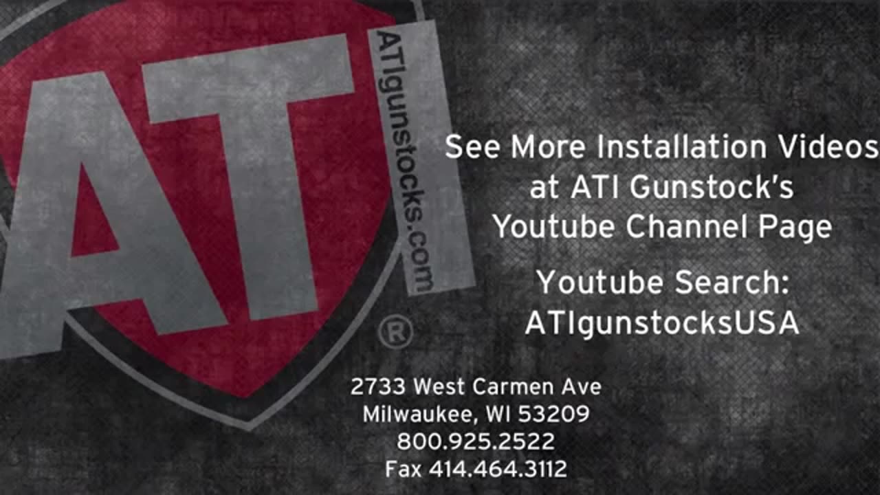 ATI AK-47 Pistol Grip Installation