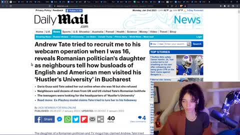 Tate tries to recruit 16 year old girl