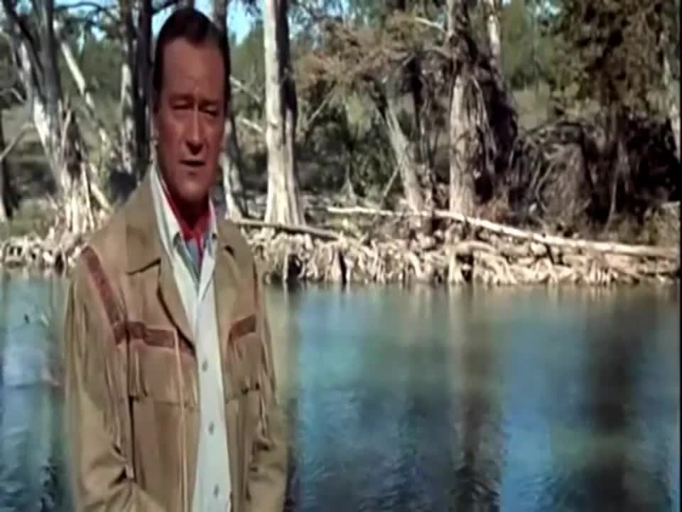 John Wayne talks to all people everywhere!