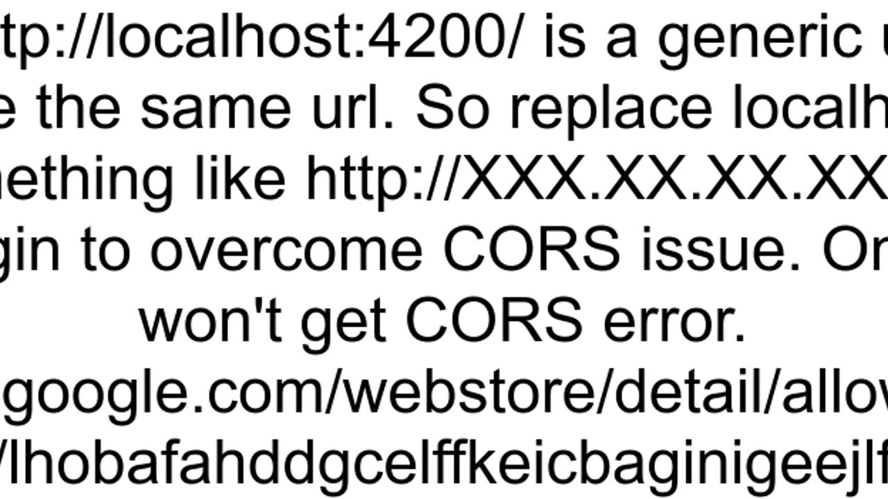 CORS issue in micro frontend repo