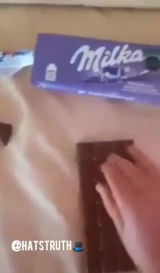 Magnetic chocolate.