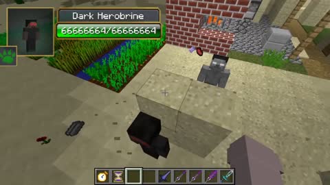 Herobrine vs Error422 all Сreepypasta mobs in minecraft part 7