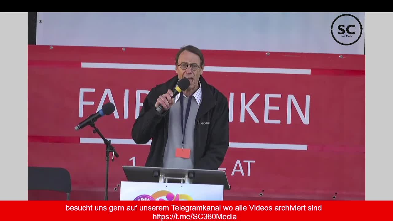 Prof. Dr. Andreas Sönnichsen MEGA Demo Wien 15.01.2022