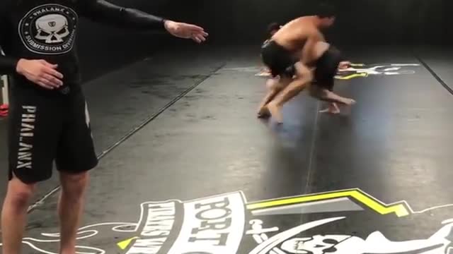Ha, ha, ha. His wrestling skills are so confusing to me