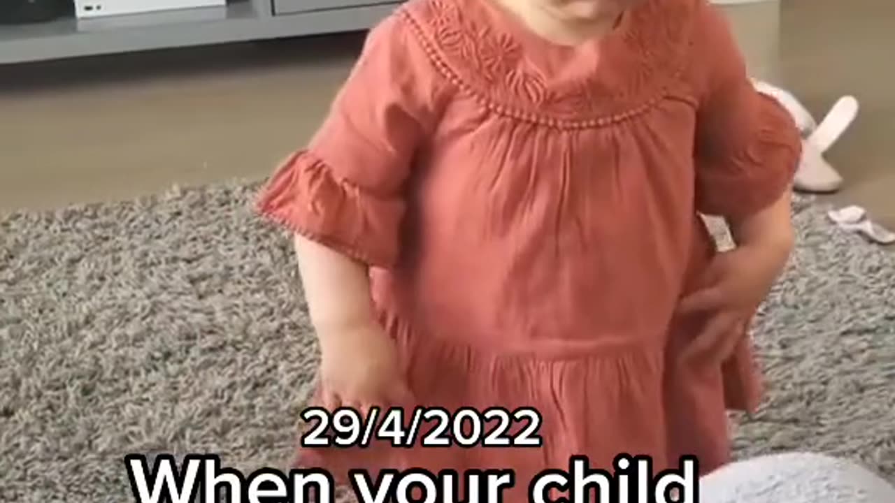 Cute Baby Can Only Say No