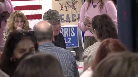 Walz Ignores Shouted Question About Lowering Questions During Campaign Stop