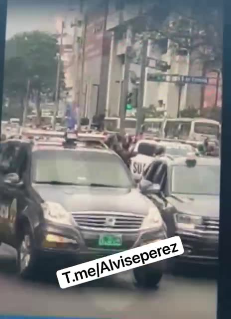 The exact moment when the now ex-president of Peru, Pedro Castillo,