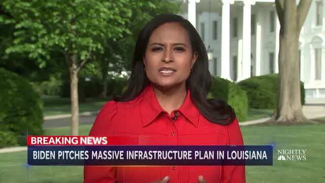 Biden in Louisiana To Pitch $2.3 Trillion Infrastructure Plan NBC Nightly News