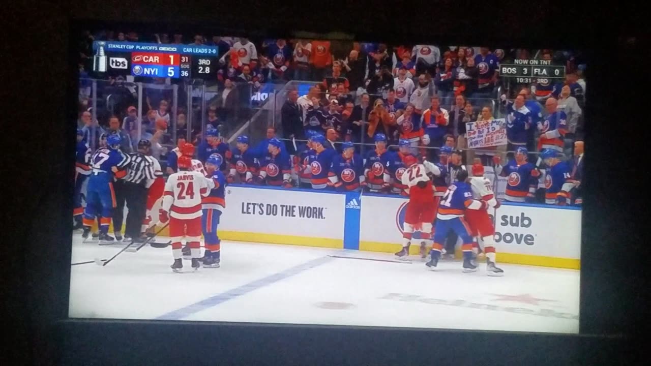 East 1st Round Game 3 - CAR vs NYI - Islanders Win 5-1
