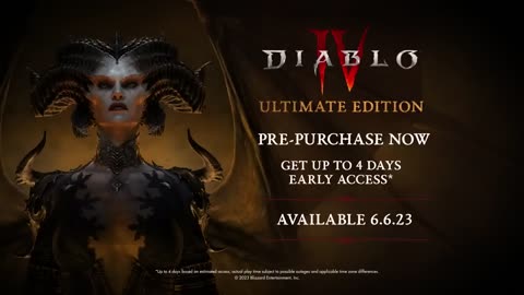 Diablo IV Early Access Hype Trailer PS5 & PS4 Games