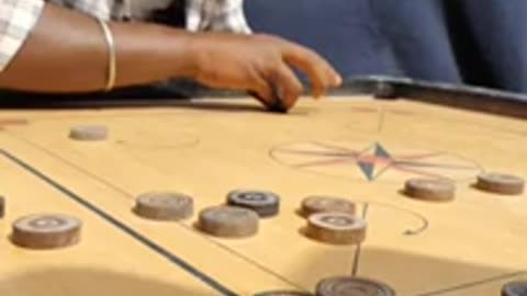 Carrom-Flying shot never seen before