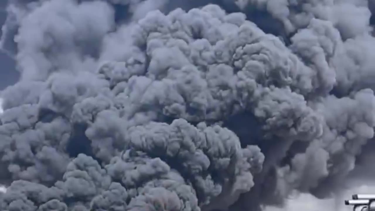 BREAKING: A Massive fire has broken out at a plastic warehouse recycling industrial plant