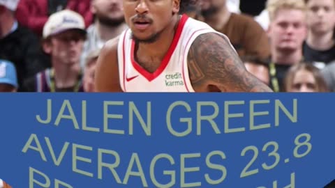 Jalen Green is going to be a great player for a many years