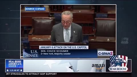 Chuck Schumer Enters Full Panic Mode As J6 Insurrection Narratives Crumble
