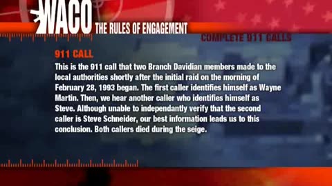 Waco - Rules of Engagement - 911 Calls