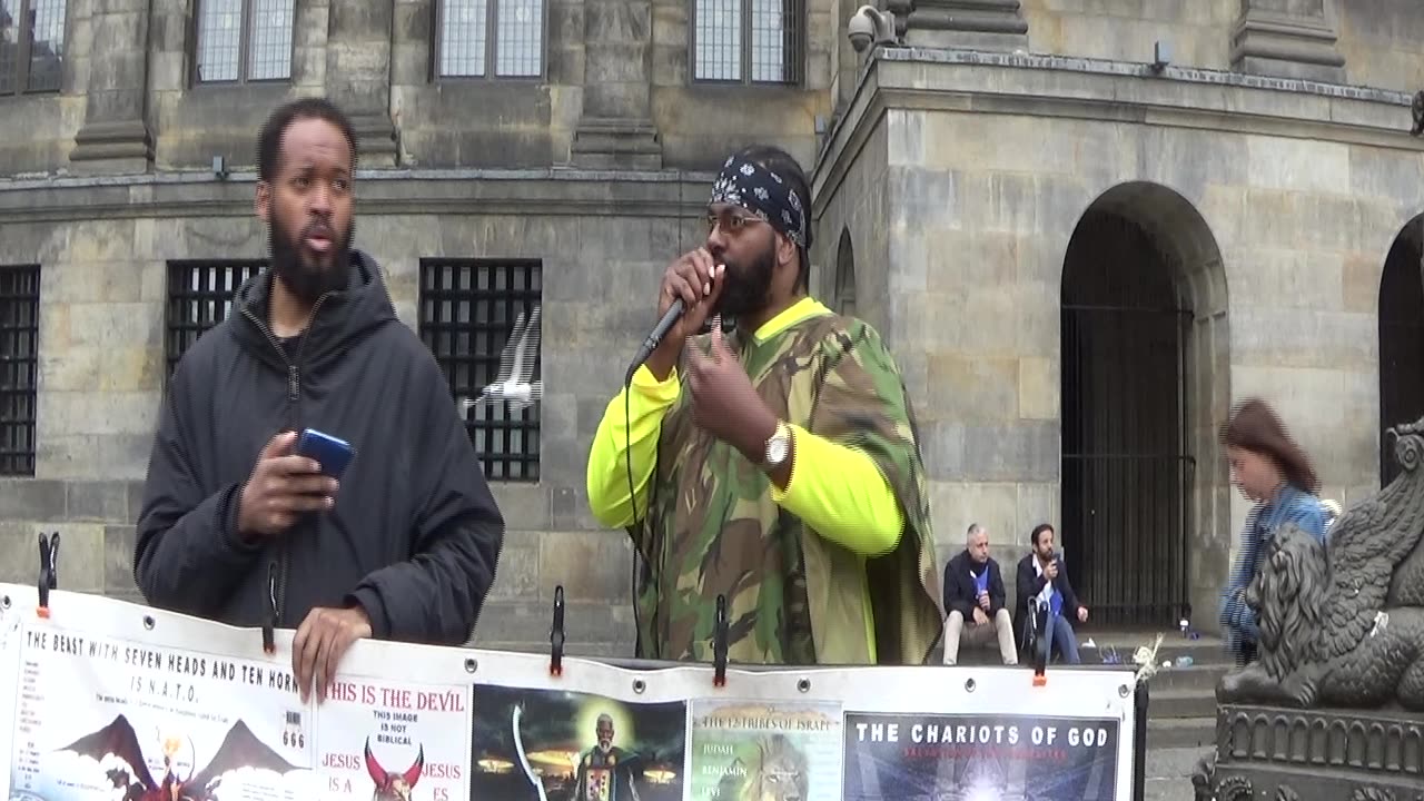 Hebrew Israelites Prophetic Camp Street Teaching 1 -6- 2024 Amsterdam (The Dam/Netherlands) Pt 2