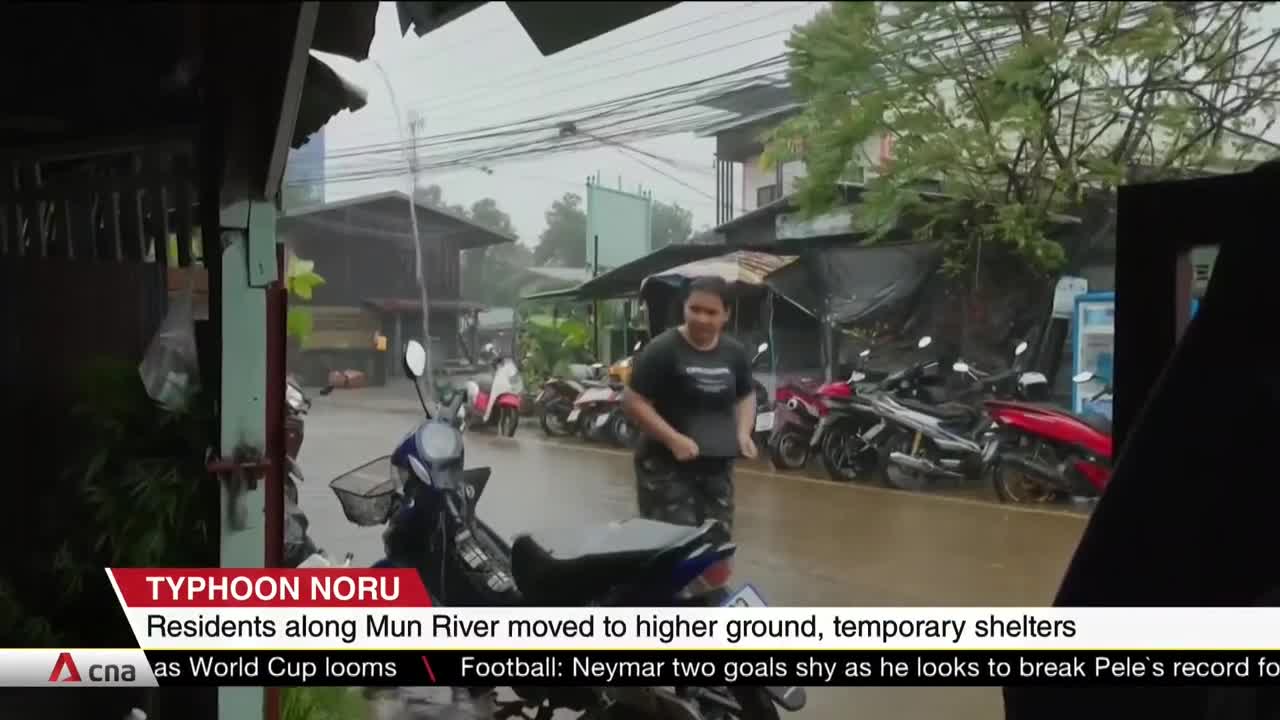 Typhoon Noru weakens over Vietnam as Thailand braces itself