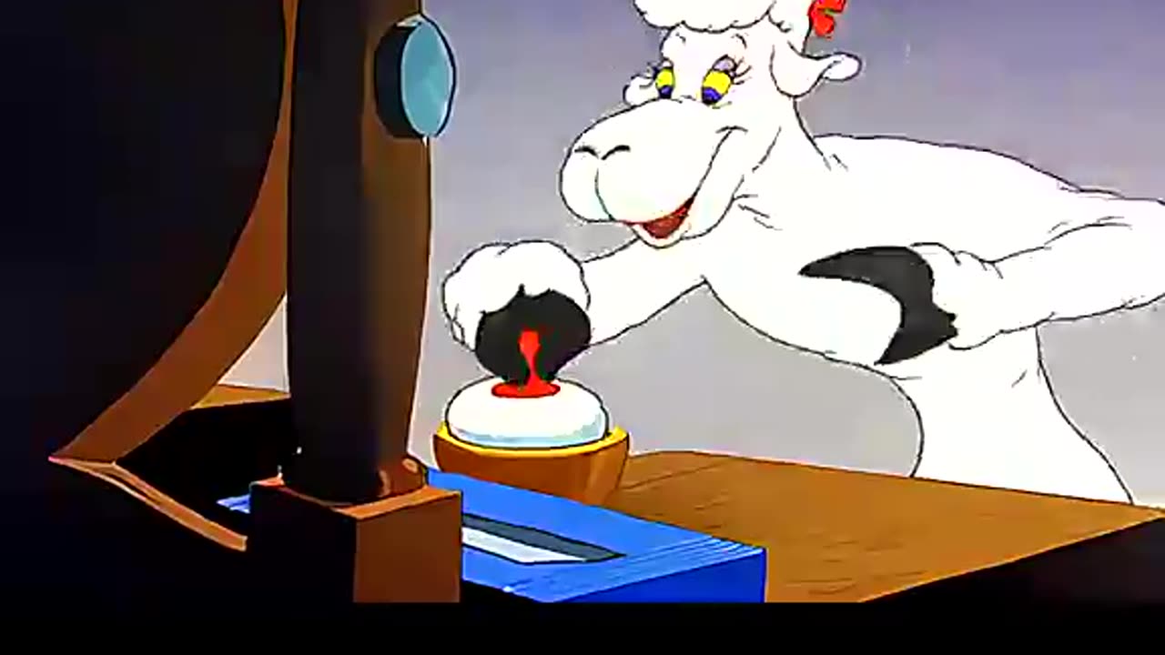 Happy to watch classic cartoon video