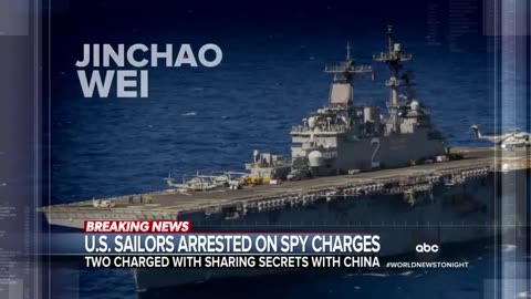 2 US navy sailors arrested for allegedly spying for Chaina