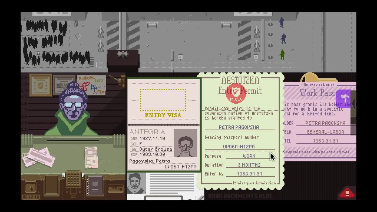 Papers, Please (Part 4) [United Fed Polio]