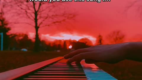 what movie/scene would you put this song in? #piano #music #movie #song #sunset #vibes #autumn