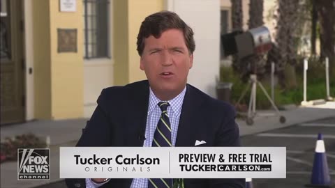 Let them eat bugs. Tucker Carlson samples food made with bugs.