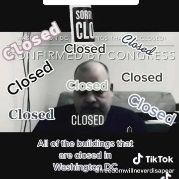 Washington DC closed for business