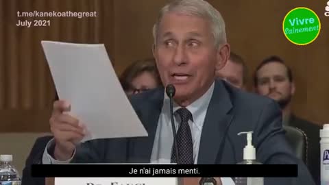 ▶ EXTRAIT-RQ + LIENS parus (1er JAN 2023) : Montage cumulatif de MENSONGES répétés de FAUCI...