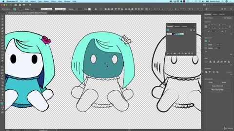 How to color a real hand drawing using Adobe Illustrator CC