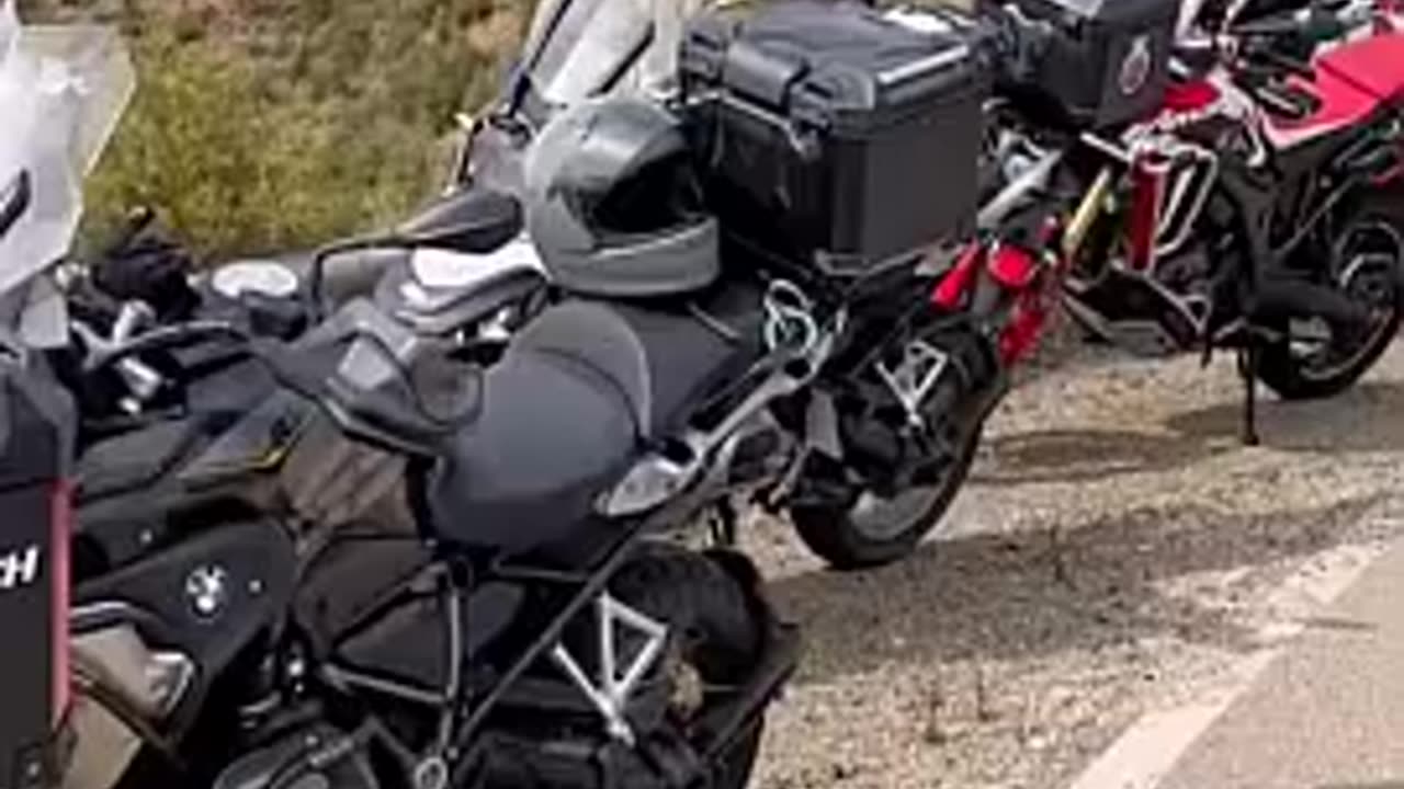 disfrutar con amigos #moto #africatwin